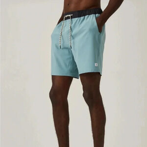 7 Diamonds Solid Core Drawstring Active 7" Short Seafoam Green Mens size XXL